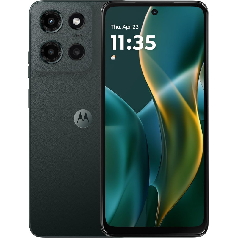 Motorola Moto G 2025 | Desbloqueado | Hecho para US 4/128GB | Cámara de 50 MP | Gris bosque (renovado)