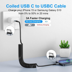 CABLE USB C A C DE 3 PIES - KIYODA