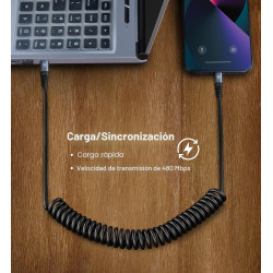 CABLE USB C A C DE 3 PIES - KIYODA