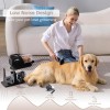 Kit de aseo y aseo de mascotas, tecnología de bajo ruido que recoge el 99% del pelo de las mascotas, herramientas de aseo