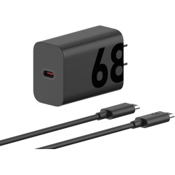 Motorola TurboPower - Cargador de pared USB-C de 68 W + cable de 6.5