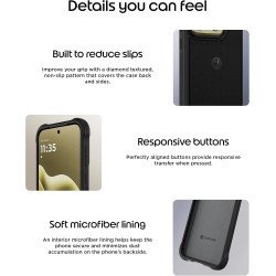 Motorola Funda resistente Edge (2026) - Negro