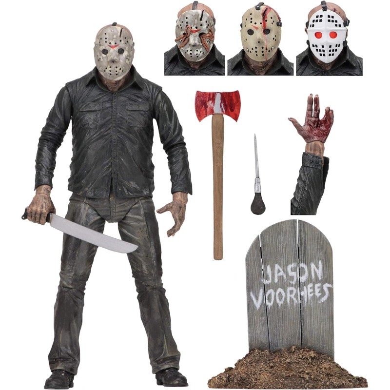 NECA - Friday The 13th - Figura de acción a escala de 7" - Ultimate Part 5 Jason