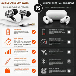 AURICULARES CON CABLE - Sephia SP3060