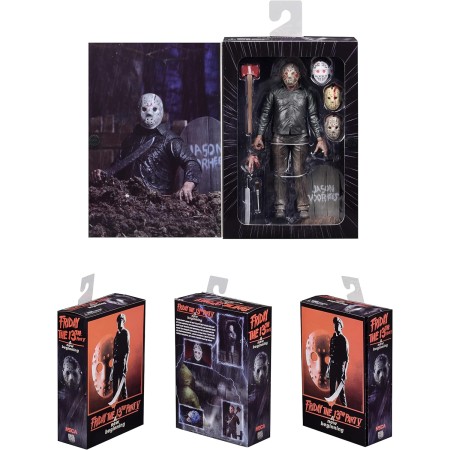 NECA - Friday The 13th - Figura de acción a escala de 7" - Ultimate Part 5 Jason