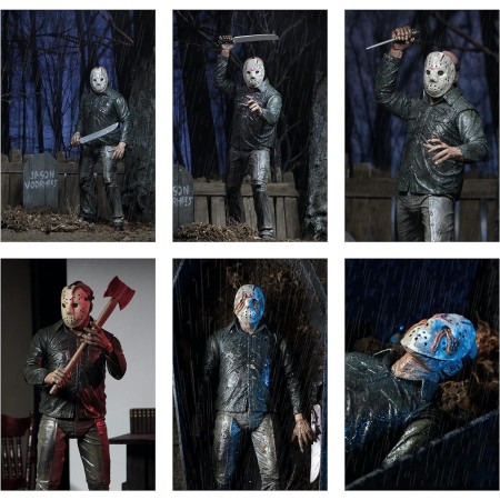 NECA - Friday The 13th - Figura de acción a escala de 7" - Ultimate Part 5 Jason