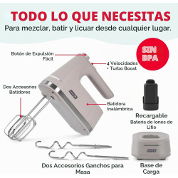 BATIDORA DE MANO INALÁMBRICA - Dash