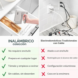 BATIDORA DE MANO INALÁMBRICA - Dash