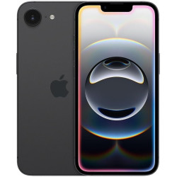 Apple iPhone 16e, 128GB, eSIM, negro - Desbloqueado (renovado)