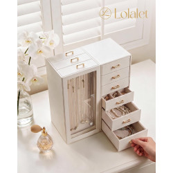 JOYERO ORGANIZADOR GRANDE PARA MUJER - Lolalet