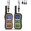 Qniglo Walkie Talkies para adultos, Walkie Talkies recargables de largo alcance con 22 canales FRS, radios VOX de 2 vías con