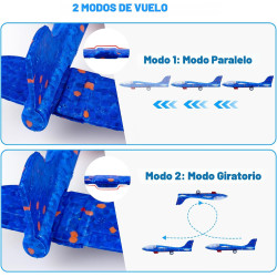 PAQUETE DE 3 JUGUETES LANZADORES DE AVIONES - LJZJ