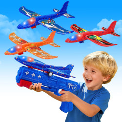 PAQUETE DE 3 JUGUETES LANZADORES DE AVIONES - LJZJ