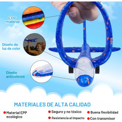PAQUETE DE 3 JUGUETES LANZADORES DE AVIONES - LJZJ