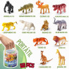 60 PIEZAS DE JUGUETES DE ANIMALES DE ZOOLÓGICO - Yeonha Toys