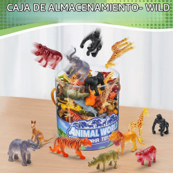 60 PIEZAS DE JUGUETES DE ANIMALES DE ZOOLÓGICO - Yeonha Toys