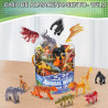 60 PIEZAS DE JUGUETES DE ANIMALES DE ZOOLÓGICO - Yeonha Toys
