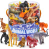 60 PIEZAS DE JUGUETES DE ANIMALES DE ZOOLÓGICO - Yeonha Toys