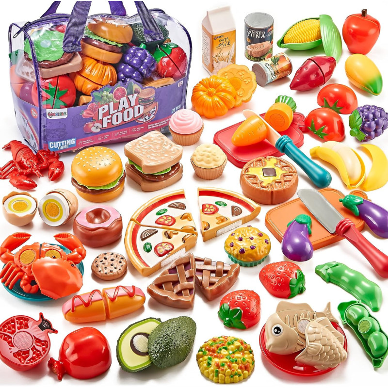 COMIDA DE JUEGO DE SIMULACIÓN PARA COCINA DE NIÑOS - LAUGIGLE
