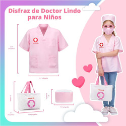 KIT MÉDICO DE JUGUETE PARA NIÑAS - Meland