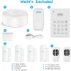 GRSICO - Sistema de alarma WiFi, sistema de alarma inteligente para el hogar, kit de 9 piezas, sistema de alarma para bricolaje,