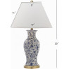 SAFAVIEH Beijing LIT4172A-SET2 - Lámpara de mesa floral de 29 pulgadas