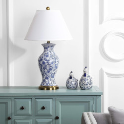 SAFAVIEH Beijing LIT4172A-SET2 - Lámpara de mesa floral de 29 pulgadas