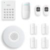 GRSICO - Sistema de alarma WiFi, sistema de alarma inteligente para el hogar, kit de 9 piezas, sistema de alarma para bricolaje,