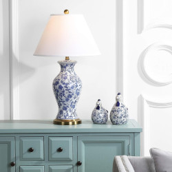 SAFAVIEH Beijing LIT4172A-SET2 - Lámpara de mesa floral de 29 pulgadas