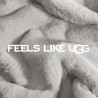 UGG Euphoria - Manta de felpa de piel sintética, 50 x 70 pulgadas, color
