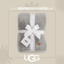 UGG Euphoria - Manta de felpa de piel sintética, 50 x 70 pulgadas, color