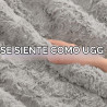UGG Adalee - Manta para sofá, manta de piel sintética, 50 x 70 pulgadas