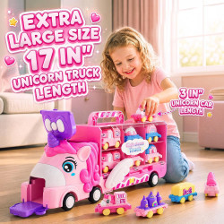 CAMIÓN DE JUGUETE DE UNICORNIO 13 EN 1 - Liunkeng