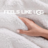 UGG Bliss - Manta de felpa suave de vellón para cama o sofá