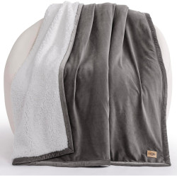 UGG Bliss - Manta de felpa suave de vellón para cama o sofá