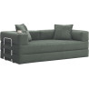 GRUSIGN - Sofá cama convertible 5 en 1 de 78 pulgadas, pana deshuesada