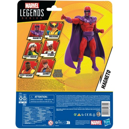 Marvel Hasbro Legends Series Magneto, X-Men '97 Figuras de acción coleccionables de 6 pulgadas, figuras de acción de Legends