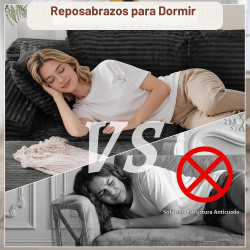 Korser Sofá modular modular sin hueso de 110 pulgadas con diván