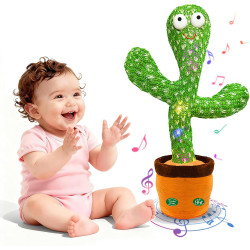 JUGUETE INTERACTIVO DE CACTUS PARLANTE QUE BAILA - Hunfur
