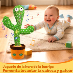 JUGUETE INTERACTIVO DE CACTUS PARLANTE QUE BAILA - Hunfur