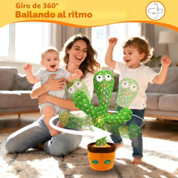 JUGUETE INTERACTIVO DE CACTUS PARLANTE QUE BAILA - Hunfur