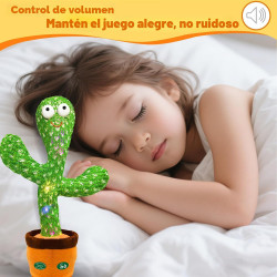 JUGUETE INTERACTIVO DE CACTUS PARLANTE QUE BAILA - Hunfur