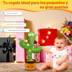 JUGUETE INTERACTIVO DE CACTUS PARLANTE QUE BAILA - Hunfur