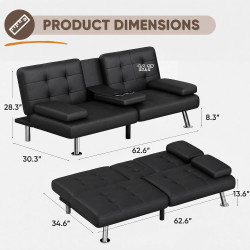 Flamaker Sofá Cama Futón Moderno