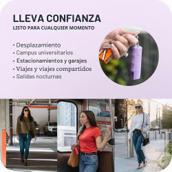 ESPRAY DE PIMIENTA LLAVERO DE LIBERACIÓN RÁPIDA DEFENSA PERSONAL - Sabre