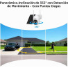 Cámaras de seguridad solar 2.5K inalámbricas al aire libre
