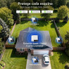 Cámaras de seguridad solar 2.5K inalámbricas al aire libre