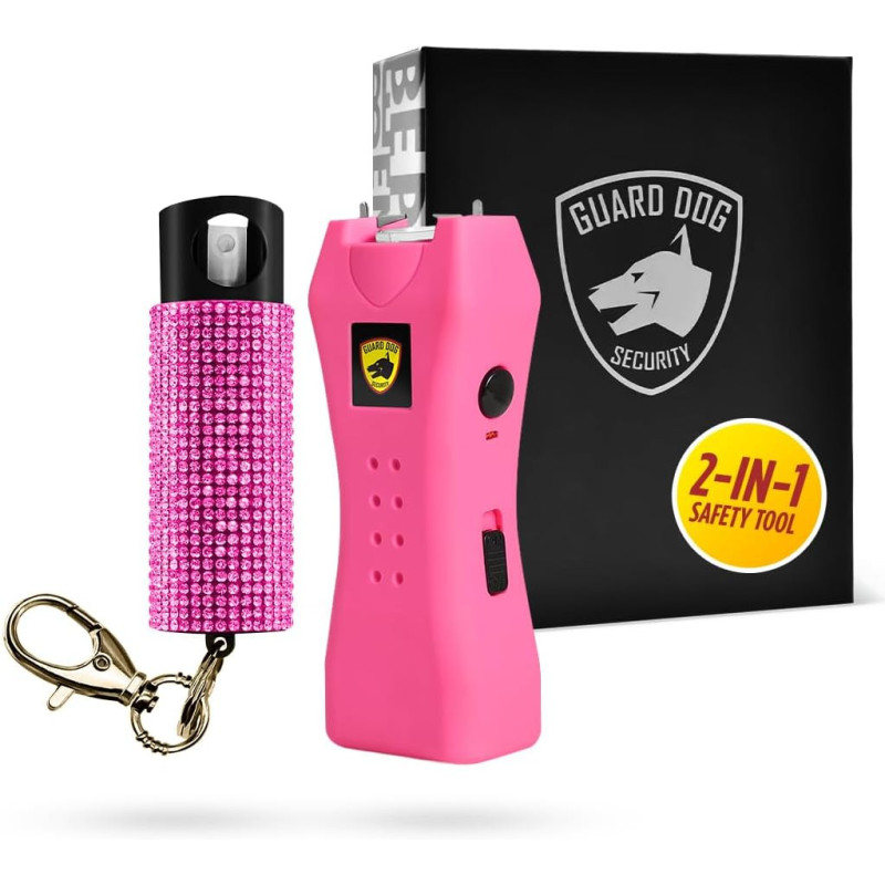 Guard Dog Security - Espray de pimienta y pistola paralizante con linterna