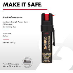 Sabre Compact 3‑in‑1 Pepper Spray