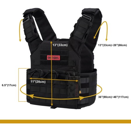 OneTigris Chaleco táctico multicam